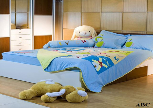 chăn ga gối đệm cho phòng của bé 4